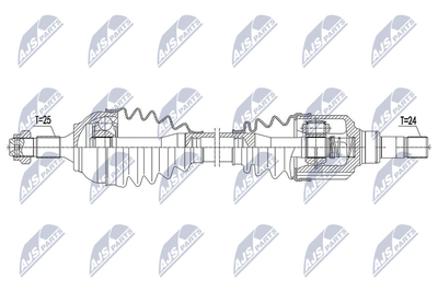  NPWPE055 NTY Приводной вал