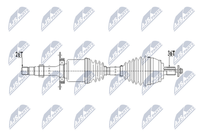  NPWVV133 NTY Приводной вал