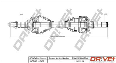  DP2110100469 Dr!ve+ Приводной вал