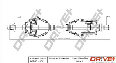  DP2110101011 Dr!ve+ Приводной вал