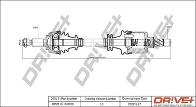  DP2110100760 Dr!ve+ Приводной вал