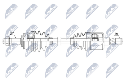  NPWPL041 NTY Приводной вал