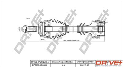  DP2110100864 Dr!ve+ Приводной вал