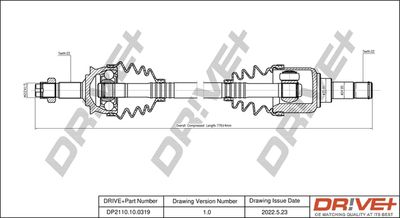  DP2110100319 Dr!ve+ Приводной вал