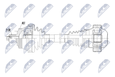  NPWAU046 NTY Приводной вал
