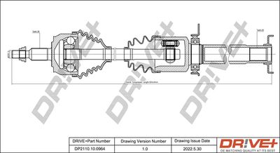  DP2110100964 Dr!ve+ Приводной вал