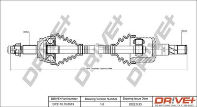  DP2110100513 Dr!ve+ Приводной вал