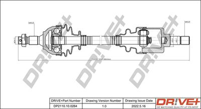  DP2110100264 Dr!ve+ Приводной вал