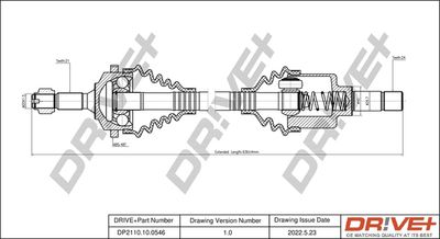  DP2110100546 Dr!ve+ Приводной вал