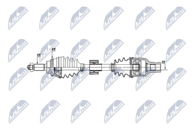  NPWSU027 NTY Приводной вал