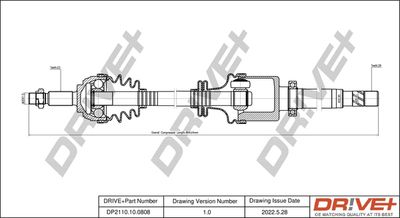  DP2110100808 Dr!ve+ Приводной вал
