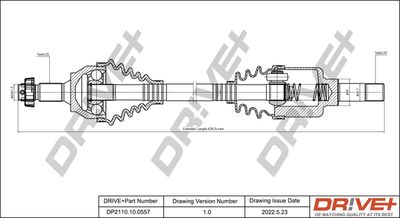  DP2110100557 Dr!ve+ Приводной вал