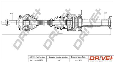  DP2110100962 Dr!ve+ Приводной вал