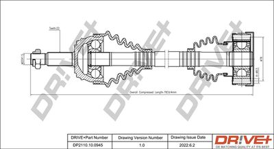  DP2110100945 Dr!ve+ Приводной вал