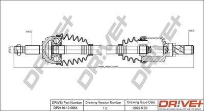  DP2110100854 Dr!ve+ Приводной вал