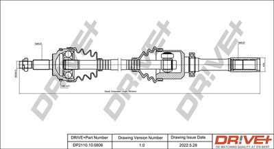  DP2110100806 Dr!ve+ Приводной вал
