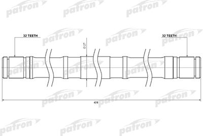  CD20TLH PATRON Приводной вал