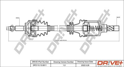  DP2110100811 Dr!ve+ Приводной вал