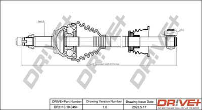  DP2110100454 Dr!ve+ Приводной вал