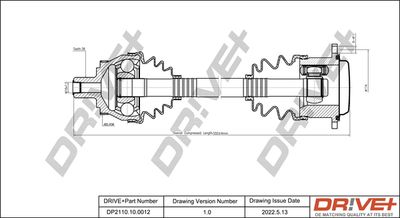  DP2110100012 Dr!ve+ Приводной вал