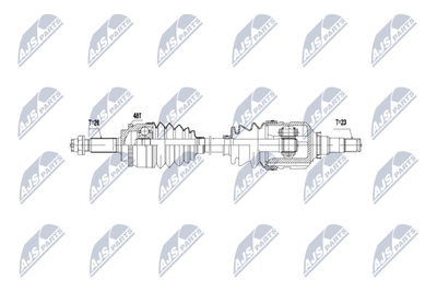  NPWTY058 NTY Приводной вал