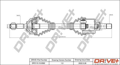  DP2110100582 Dr!ve+ Приводной вал