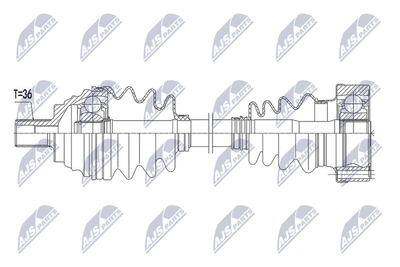  NPWVW161 NTY Приводной вал