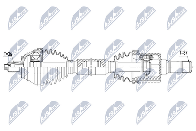  NPWVW083 NTY Приводной вал