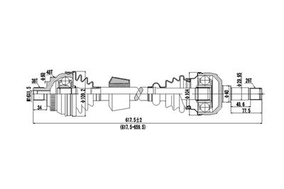  DDS218009 DYNAMATRIX Приводной вал