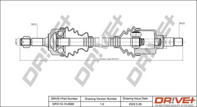  DP2110100589 Dr!ve+ Приводной вал