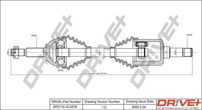  DP2110100379 Dr!ve+ Приводной вал