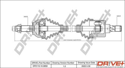  DP2110100859 Dr!ve+ Приводной вал