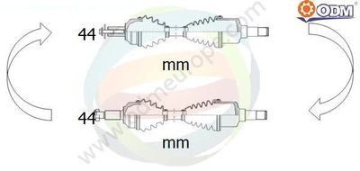  18215310 Multiparts Приводной вал