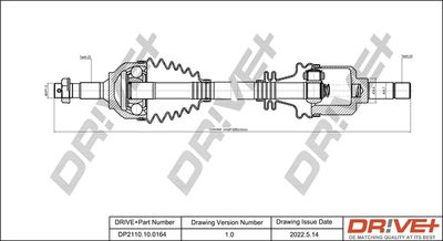  DP2110100164 Dr!ve+ Приводной вал