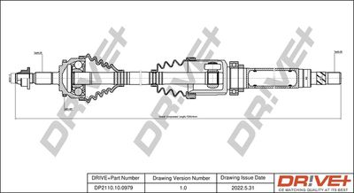  DP2110100979 Dr!ve+ Приводной вал