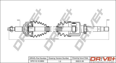  DP2110100850 Dr!ve+ Приводной вал