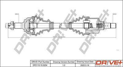  DP2110100254 Dr!ve+ Приводной вал