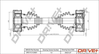  DP2110100631 Dr!ve+ Приводной вал