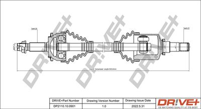  DP2110100901 Dr!ve+ Приводной вал