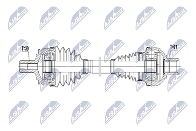  NPWME067 NTY Приводной вал