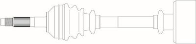  AB3023 GENERAL RICAMBI Приводной вал