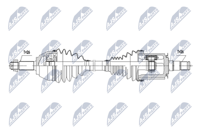  NPWBM143 NTY Приводной вал