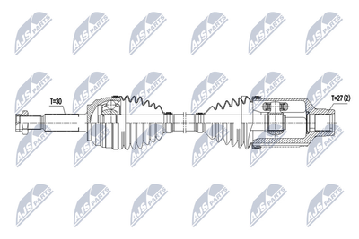  NPWCH082 NTY Приводной вал