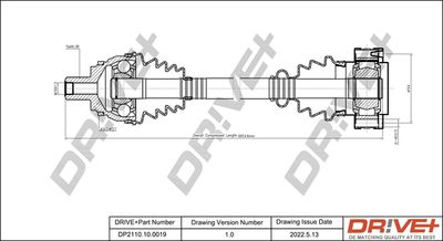 DP2110100019 Dr!ve+ Приводной вал