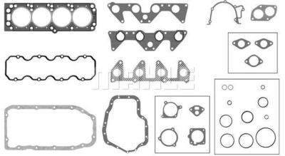 J&RM20704 METAL LEVE Комплект прокладок, двигатель