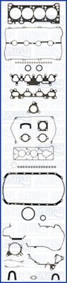 WG1164567 WILMINK GROUP Комплект прокладок, двигатель