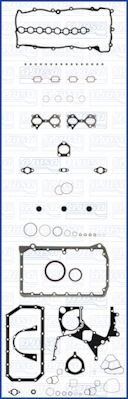 WG1166006 WILMINK GROUP Комплект прокладок, двигатель