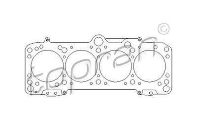 100815 TOPRAN Прокладка, головка цилиндра