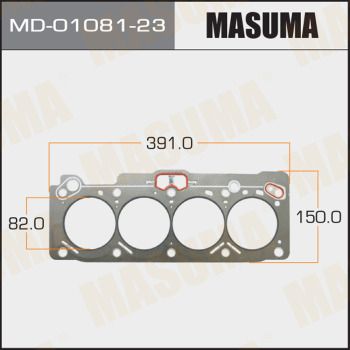 MD0108123 MASUMA Прокладка, головка цилиндра