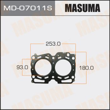 MD07011S MASUMA Прокладка, головка цилиндра